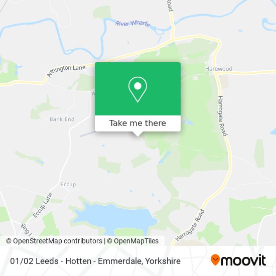 01 / 02 Leeds - Hotten - Emmerdale map