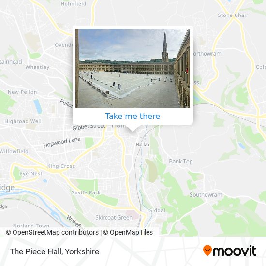 The Piece Hall map
