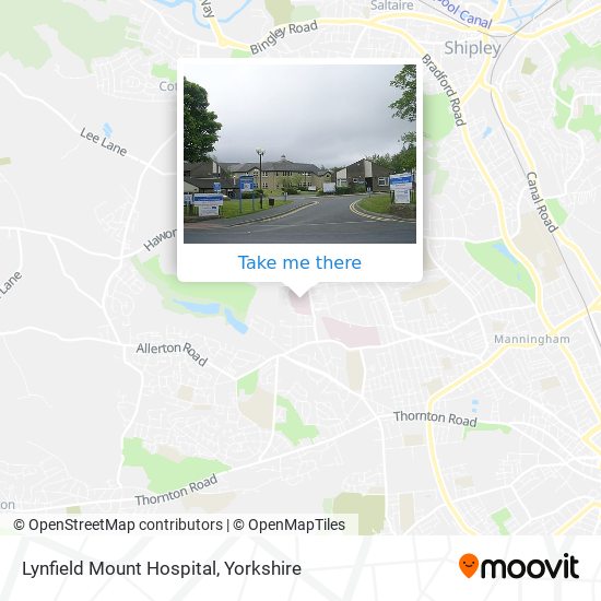 Lynfield Mount Hospital map