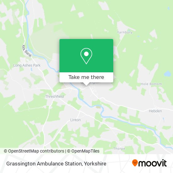 Grassington Ambulance Station map