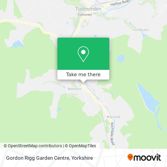 Gordon Rigg Garden Centre map