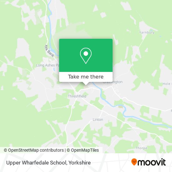Upper Wharfedale School map