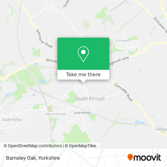 Barnsley Oak map