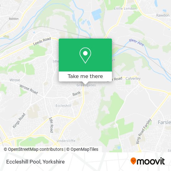 Eccleshill Pool map