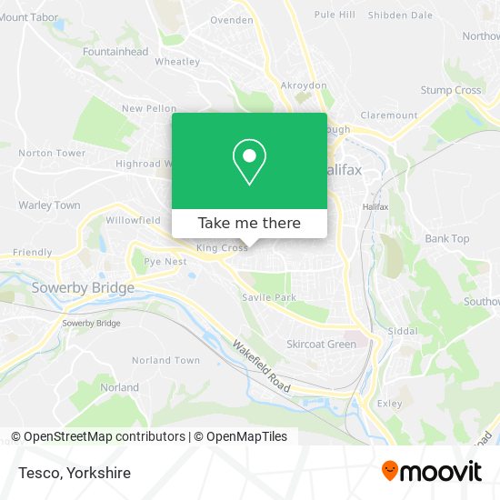 Tesco map