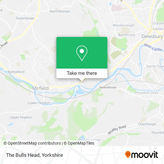 The Bulls Head map