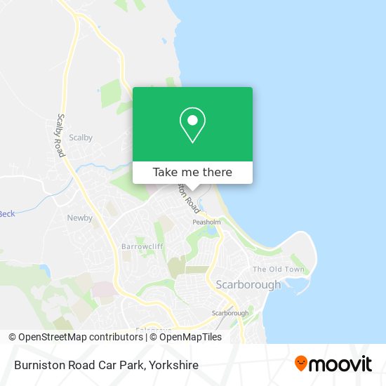 Burniston Road Car Park map