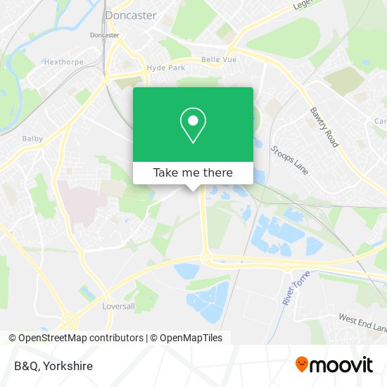 B&Q map