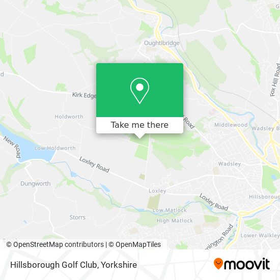 Hillsborough Golf Club map