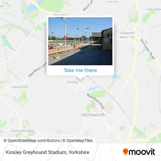 Kinsley Greyhound Stadium map