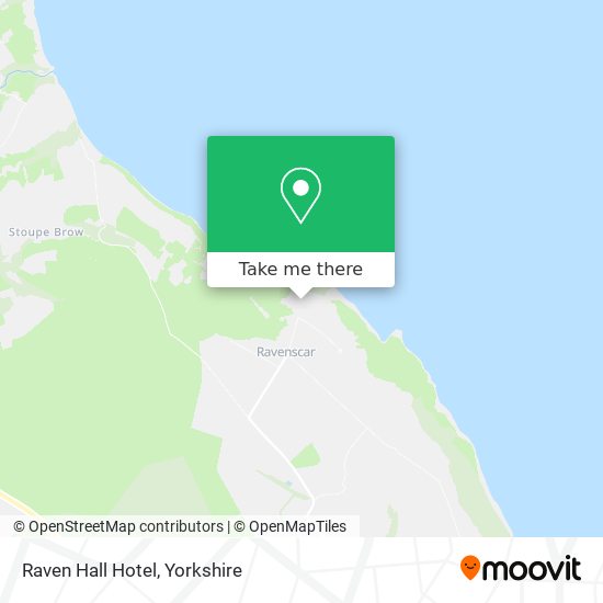 Raven Hall Hotel map