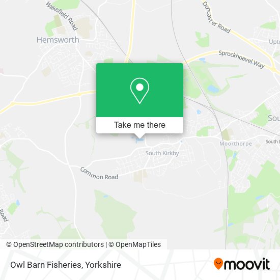 Owl Barn Fisheries map
