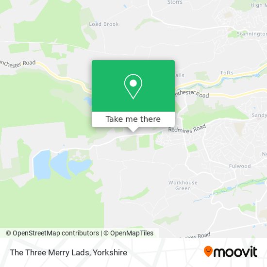 The Three Merry Lads map