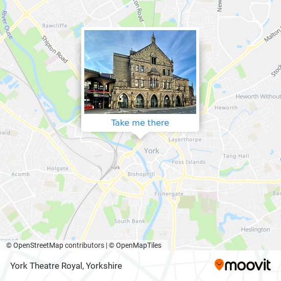 York Theatre Royal map