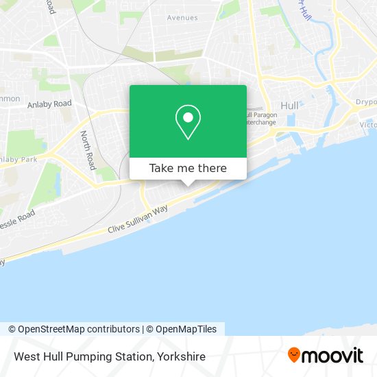 West Hull Pumping Station map