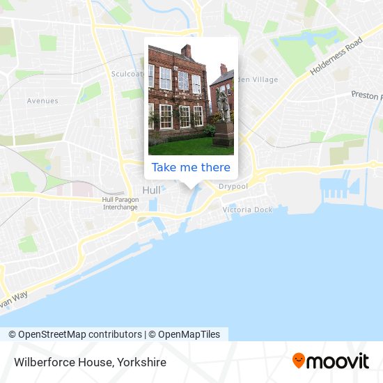 Wilberforce House map