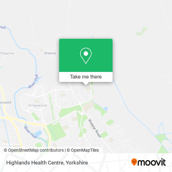 Highlands Health Centre map