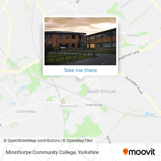 Minsthorpe Community College map