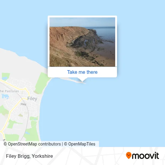 Filey Brigg map