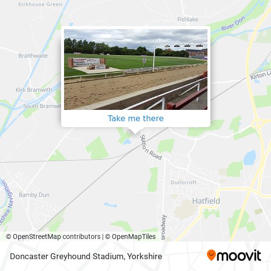 Doncaster Greyhound Stadium map