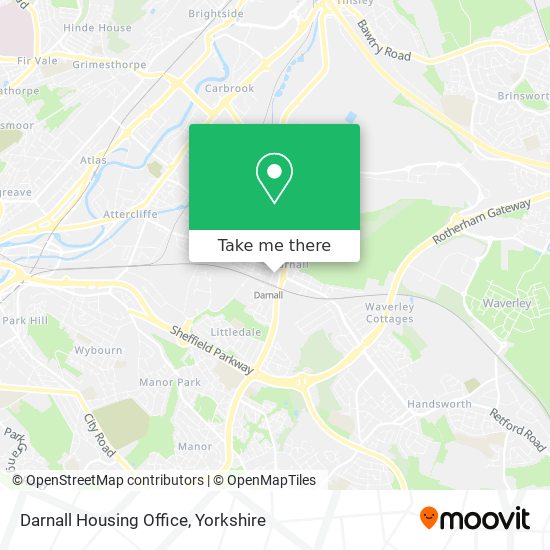 Darnall Housing Office map