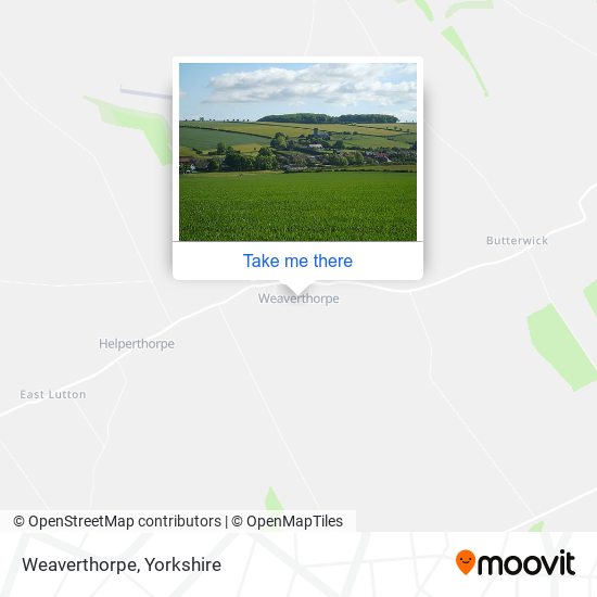 Weaverthorpe map