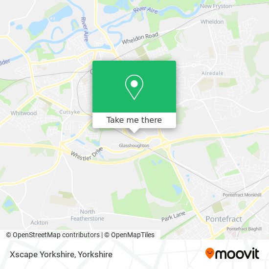Xscape Yorkshire map