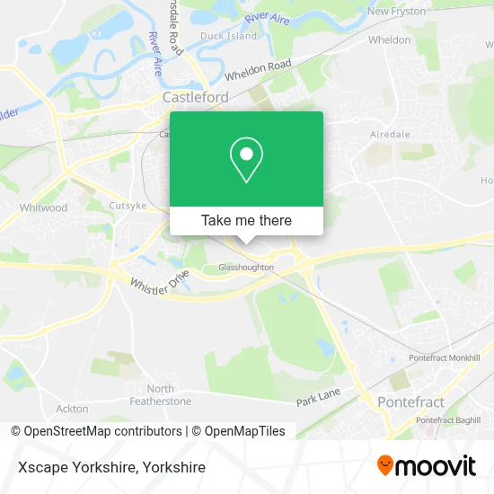 Xscape Yorkshire map
