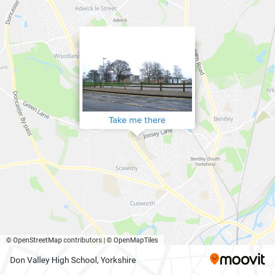 Don Valley High School map