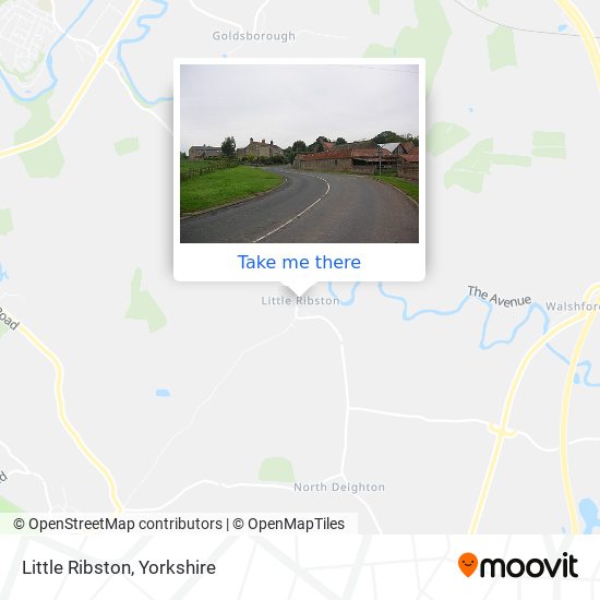 Little Ribston map