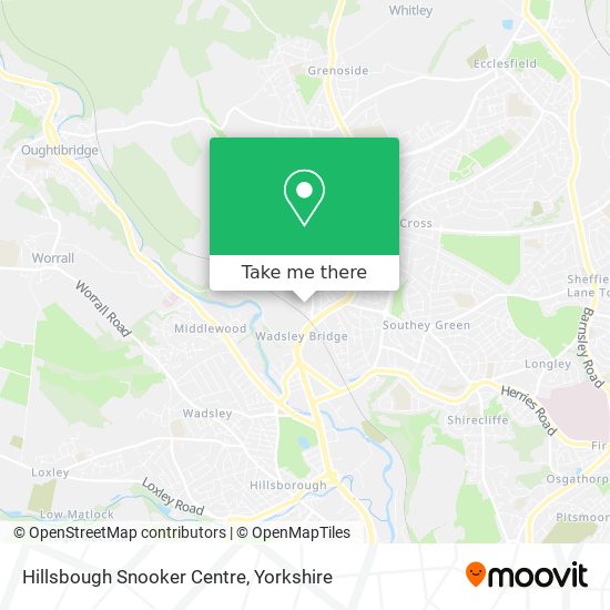 Hillsbough Snooker Centre map