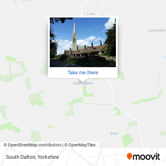 South Dalton map
