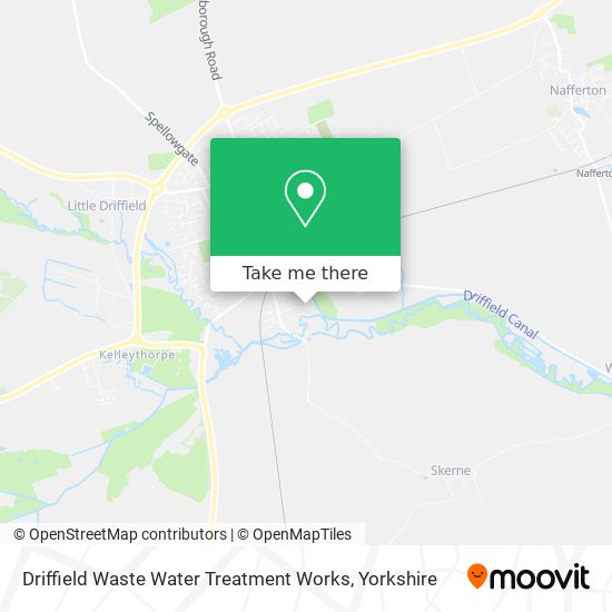 Driffield Waste Water Treatment Works map