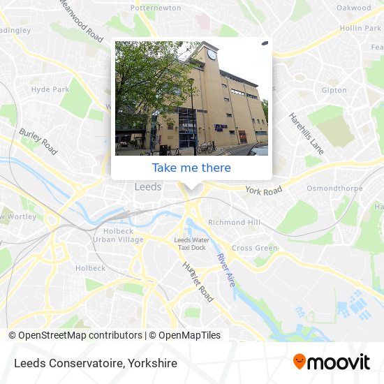 Leeds Conservatoire map