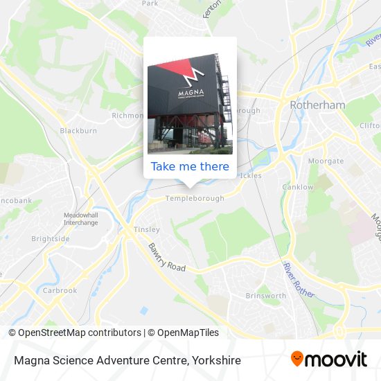 Magna Science Adventure Centre map