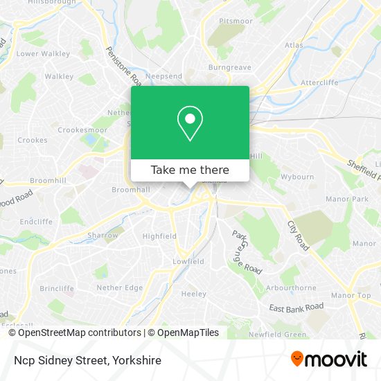Ncp Sidney Street map