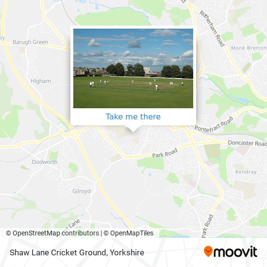 Shaw Lane Cricket Ground map