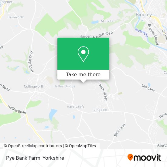 Pye Bank Farm map