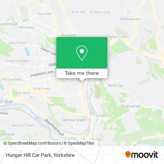 Hunger Hill Car Park map