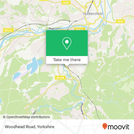 Woodhead Road map