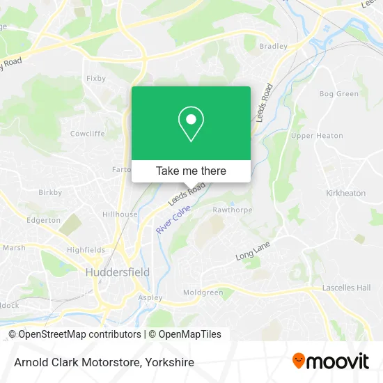 Arnold Clark Motorstore map