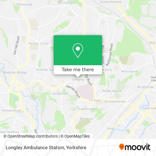 Longley Ambulance Station map