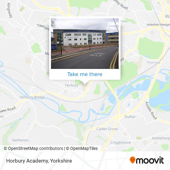 Horbury Academy map