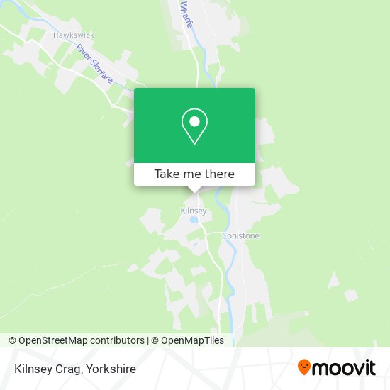 Kilnsey Crag map
