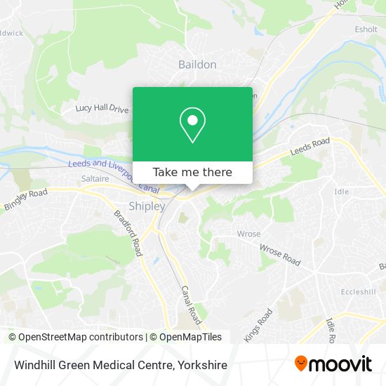 Windhill Green Medical Centre map