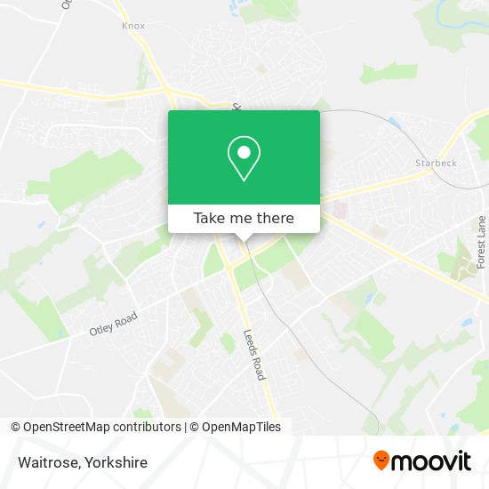 Waitrose map