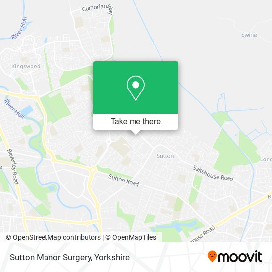 Sutton Manor Surgery map
