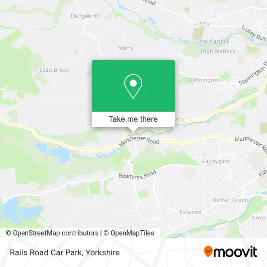 Rails Road Car Park map