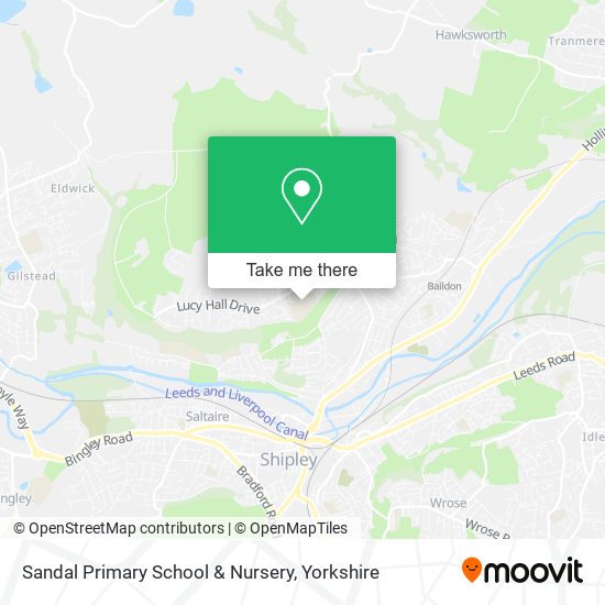 Sandal Primary School & Nursery map