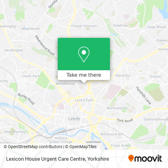 Lexicon House Urgent Care Centre map